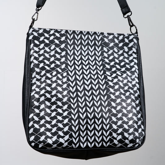 SATCHEL - KUFFIYEH BLACK