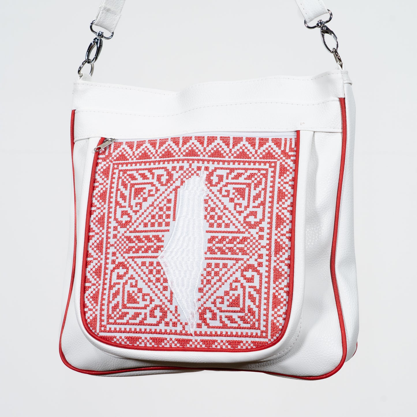 MAP SATCHEL - RED